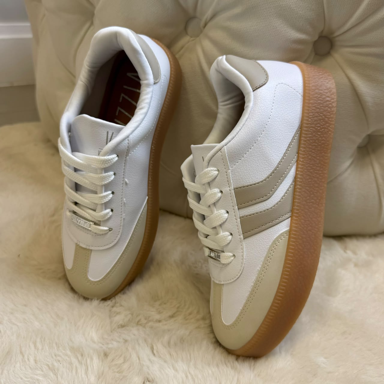 TÊNIS VIZZANO 1444100 BRANCO CINZA