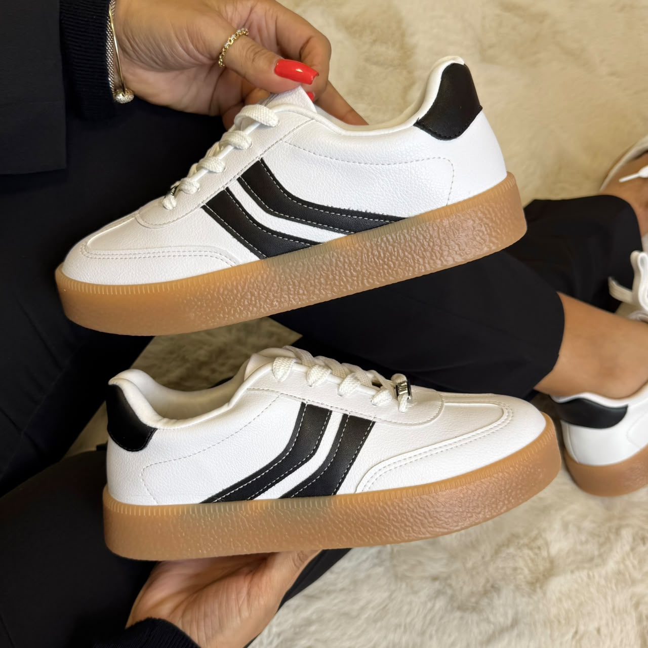 TÊNIS VIZZANO 1444100 BRANCO PRETO